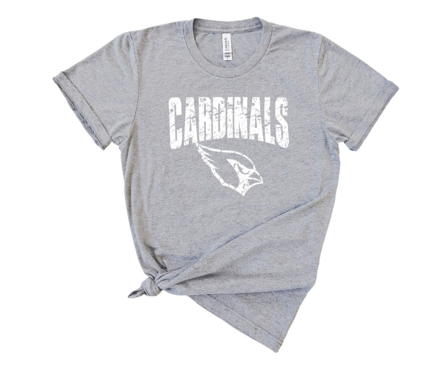 CARDS (ADULT) *PRE-ORDER* Cardinals with Logo Distressed