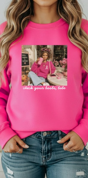 PINK OCTOBER (Adults) | Check Your Boobs Babe
