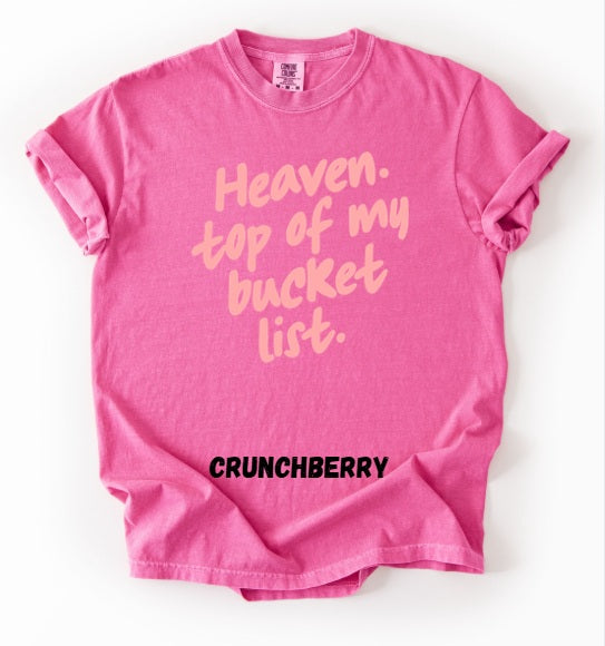 JESUS LOVE (ADULT) *PRE-ORDER* Heaven Bucket List (pink font)