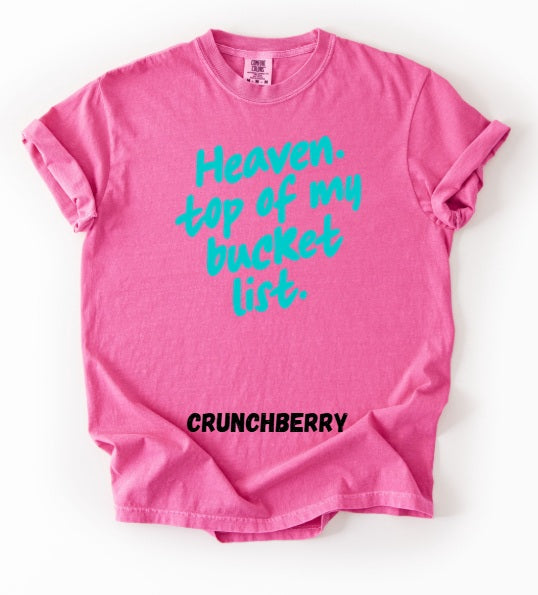 JESUS LOVE (ADULT) *PRE-ORDER* Heaven Bucket List (teal font)