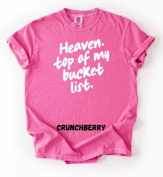 JESUS LOVE (ADULT) *PRE-ORDER* Heaven Bucket List (white font)