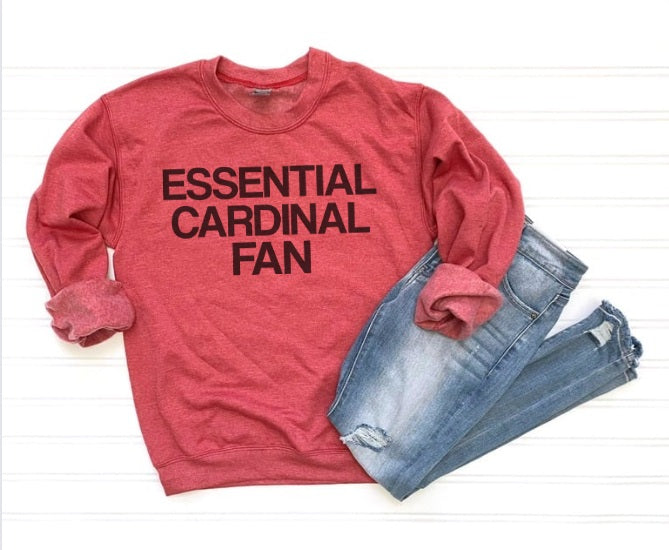 CARDS (ADULT) *PRE-ORDER* Essential Cardinal Fan - Black