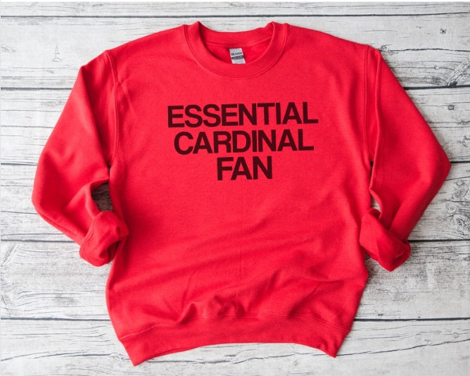 CARDS (ADULT) *PRE-ORDER* Essential Cardinal Fan - Black