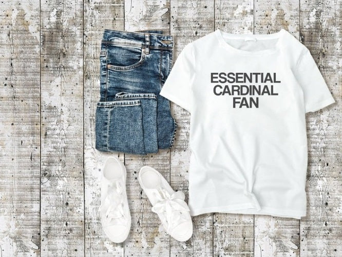 CARDS (ADULT) *PRE-ORDER* Essential Cardinal Fan - Black