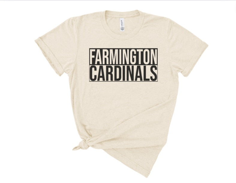 CARDS (YOUTH) *PRE-ORDER* Farmington Cardinals Blocks