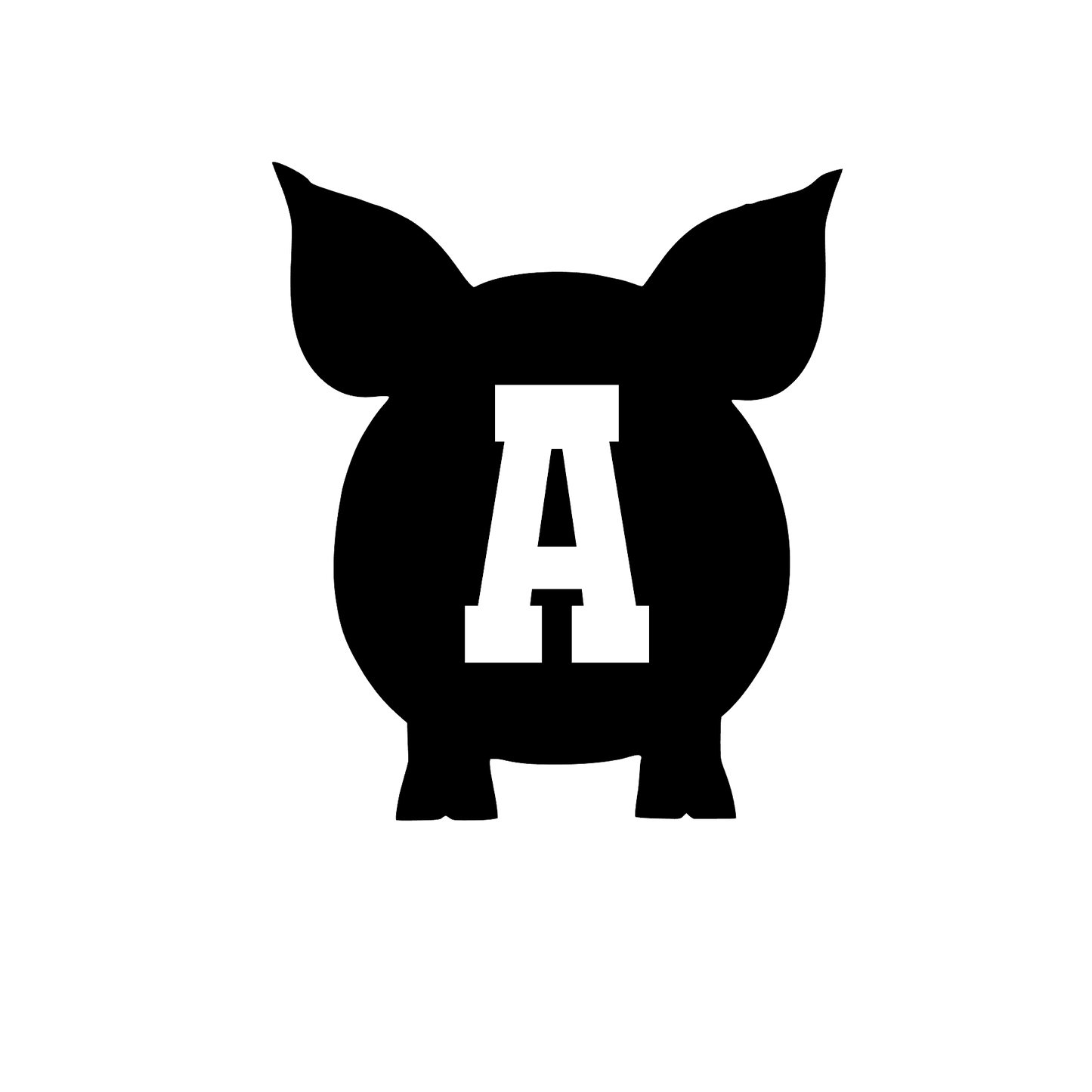 AR ADULT *PRE-ORDER* Pig, Black A