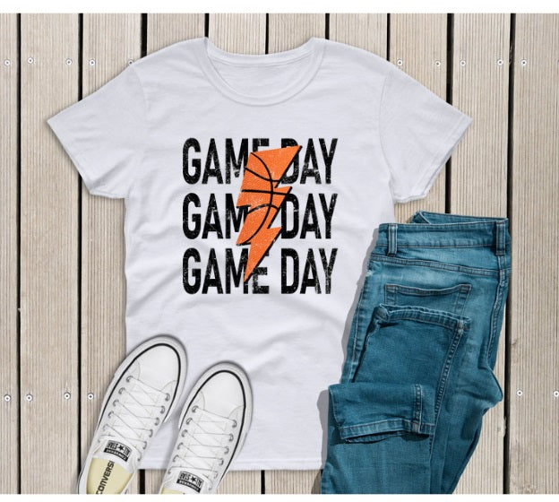 BALLIN' BBALL (ADULT) *PRE-ORDER* Basketball Game Day Stacked