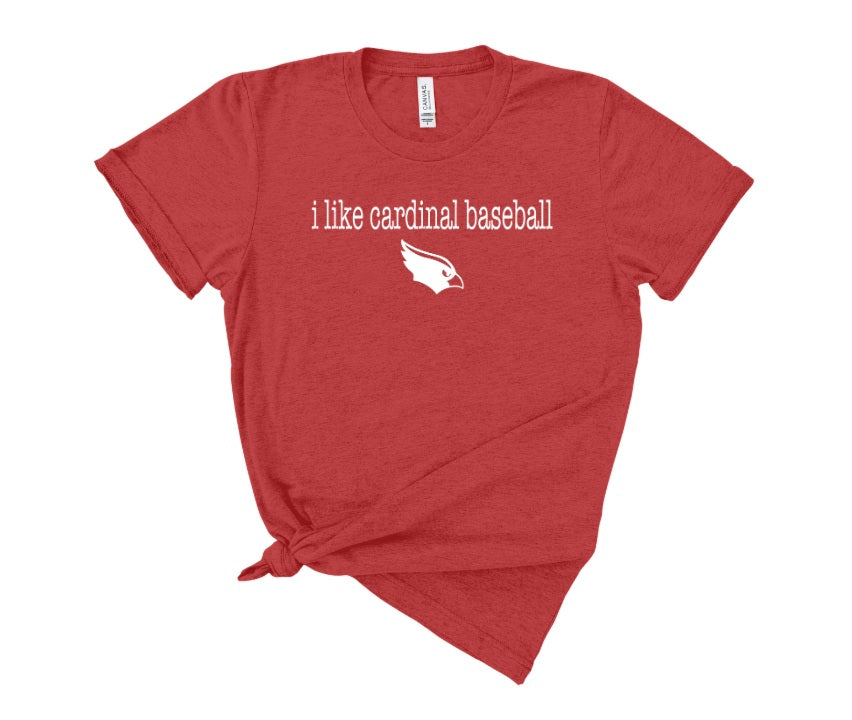 CARDS (ADULT) *PRE-ORDER* I Like Cardinal Baseball