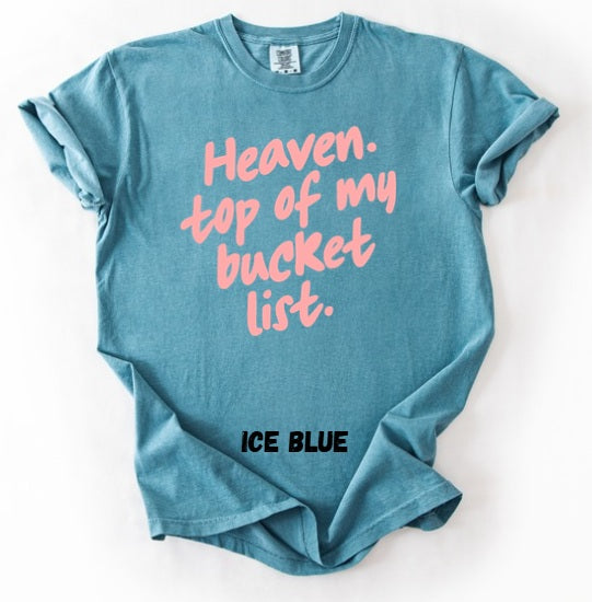 JESUS LOVE (ADULT) *PRE-ORDER* Heaven Bucket List (pink font)