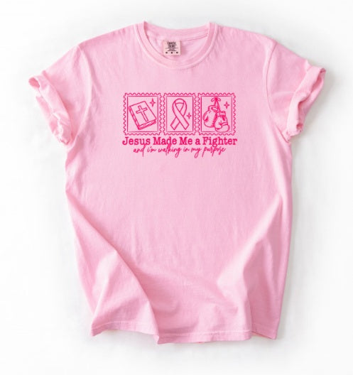 PINK OCTOBER (Adults) | Jesus Made Me A Fighter