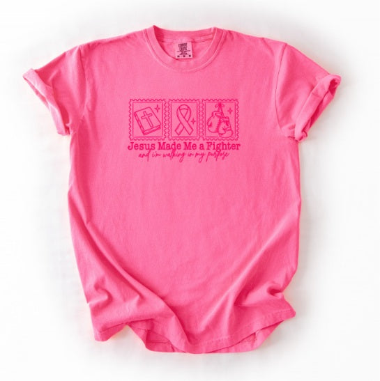 PINK OCTOBER (Adults) | Jesus Made Me A Fighter