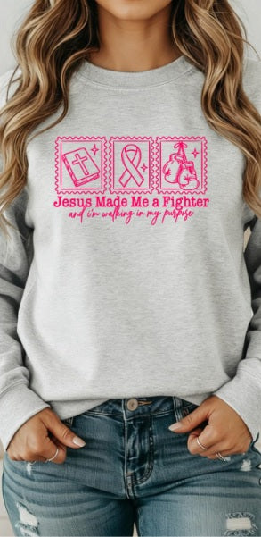 PINK OCTOBER (Adults) | Jesus Made Me A Fighter