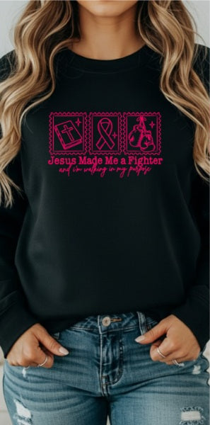 PINK OCTOBER (Adults) | Jesus Made Me A Fighter