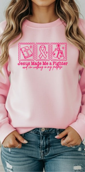 PINK OCTOBER (Adults) | Jesus Made Me A Fighter