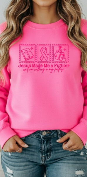 PINK OCTOBER (Adults) | Jesus Made Me A Fighter