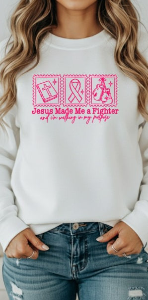 PINK OCTOBER (Adults) | Jesus Made Me A Fighter
