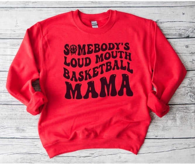 BALLIN' BBALL (ADULT) *PRE-ORDER* Basketball Loud Mouth Mom