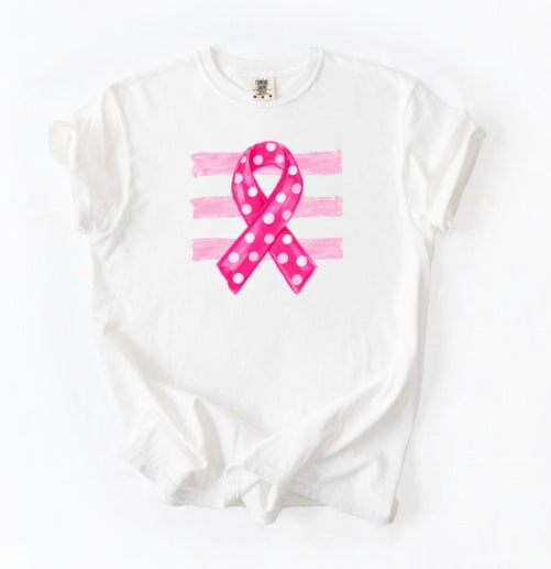 PINK OCTOBER (Kiddos) | Ribbon and Stripes