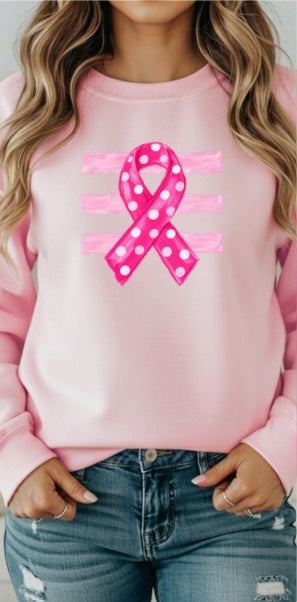 PINK OCTOBER (Kiddos) | Ribbon and Stripes