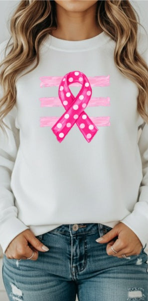 PINK OCTOBER (Kiddos) | Ribbon and Stripes