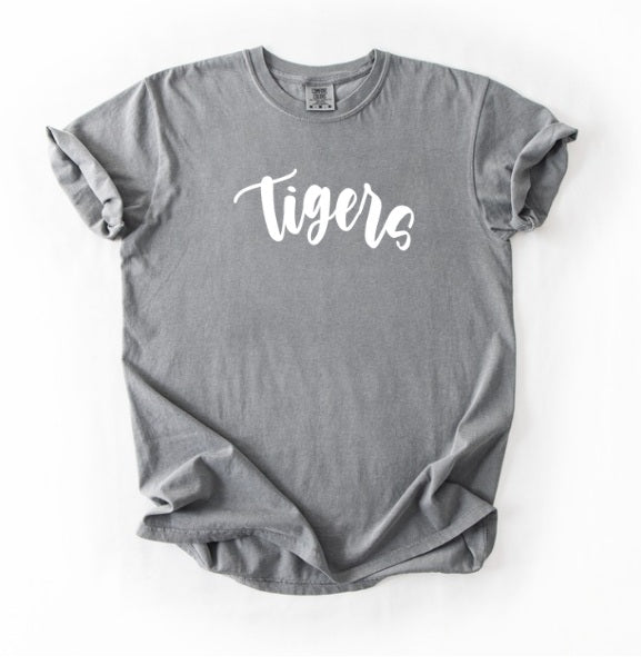 TIGERS (Kiddos) | Tigers Cursive (White Font)
