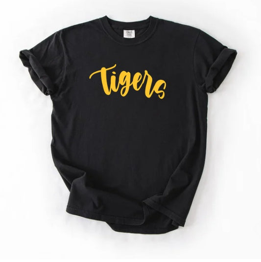 TIGERS (Adults) | Tigers Cursive (Yellow Font)