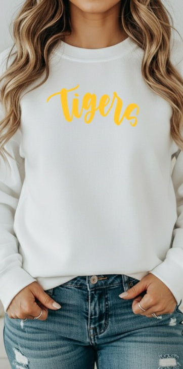 TIGERS (Kiddos) | Tigers Cursive (Yellow Font)
