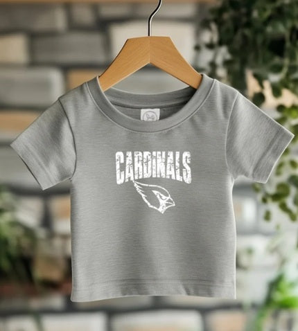 CARDS (Kiddos) | Cardinals Logo Distressed White