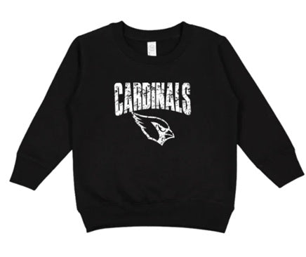 CARDS (Kiddos) | Cardinals Logo Distressed White