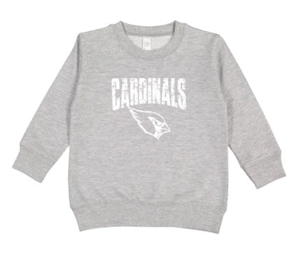 CARDS (Kiddos) | Cardinals Logo Distressed White