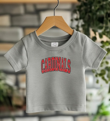CARDS (Kiddos) | Cardinals Red Distressed