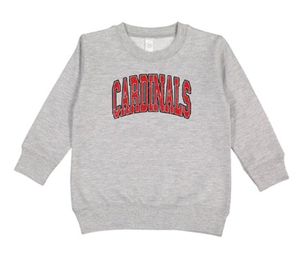 CARDS (Kiddos) | Cardinals Red Distressed
