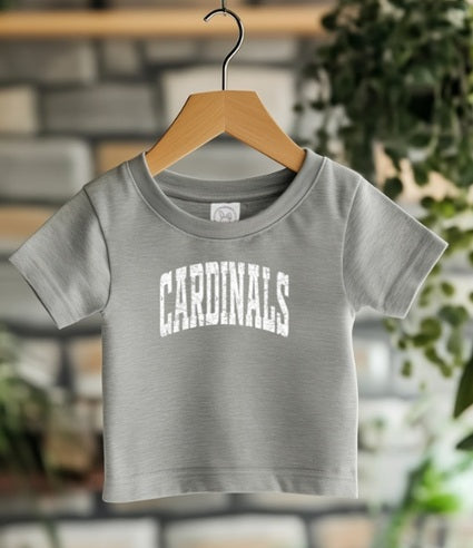 CARDS (Kiddos) | Cardinals White Distressed