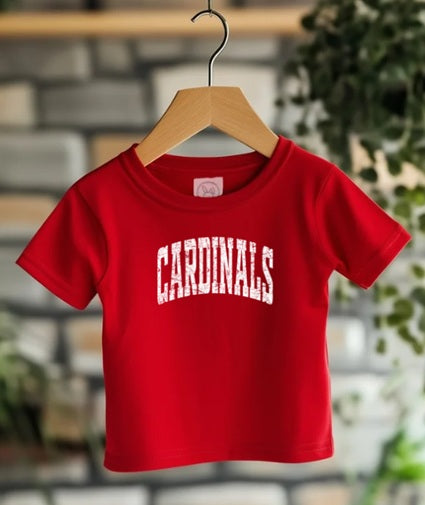 CARDS (Kiddos) | Cardinals White Distressed