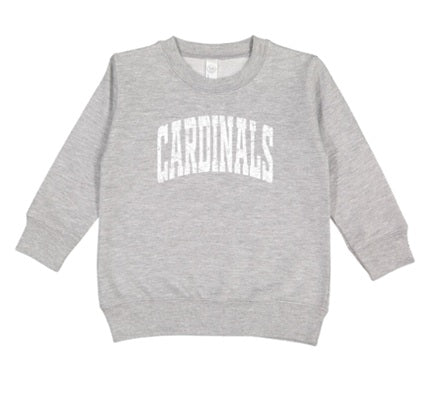 CARDS (Kiddos) | Cardinals White Distressed