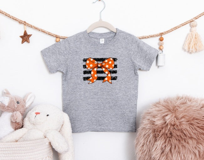 HALLOWEEN (Kiddos) | Orange Bow Dots
