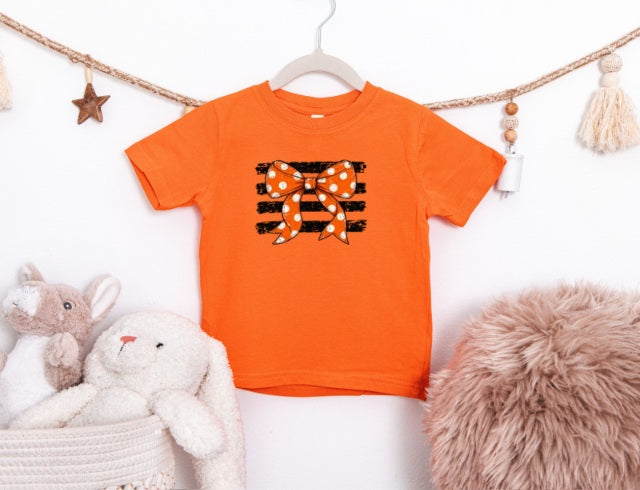 HALLOWEEN (Kiddos) | Orange Bow Dots