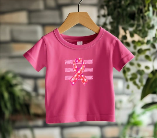 PINK OCTOBER (Kiddos) | Ribbon and Stripes
