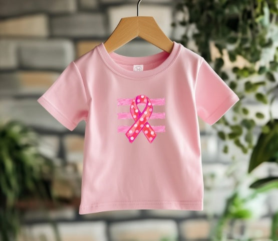 PINK OCTOBER (Kiddos) | Ribbon and Stripes