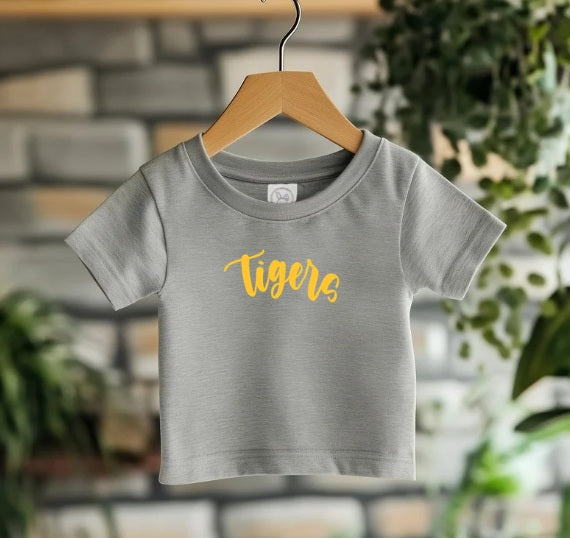 TIGERS (Kiddos) | Tigers Cursive (Yellow Font)