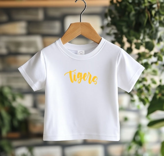 TIGERS (Kiddos) | Tigers Cursive (Yellow Font)