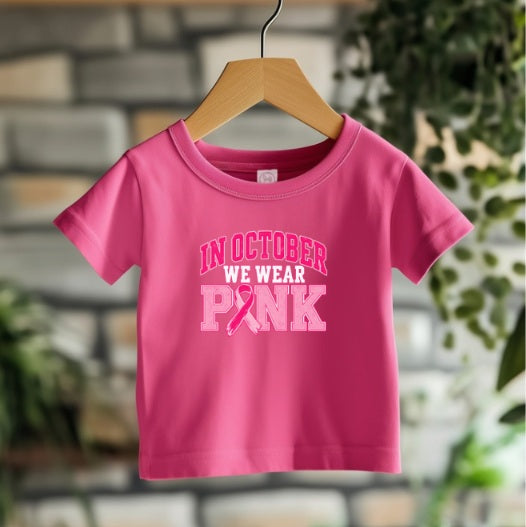 PINK OCTOBER (Kiddos) | We Wear Pink Ribbon