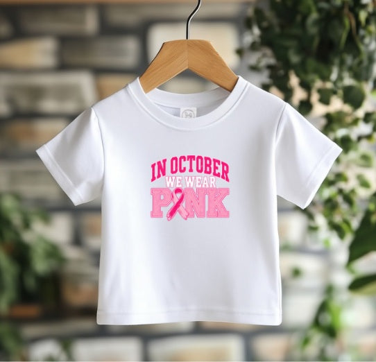 PINK OCTOBER (Kiddos) | We Wear Pink Ribbon
