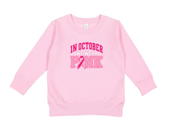 PINK OCTOBER (Kiddos) | We Wear Pink Ribbon
