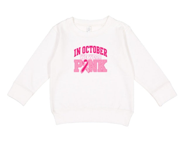 PINK OCTOBER (Kiddos) | We Wear Pink Ribbon