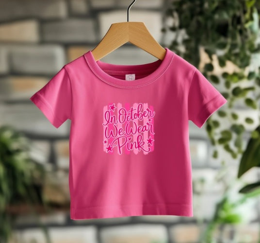 PINK OCTOBER (Kiddos) | We Wear Pink Stripes