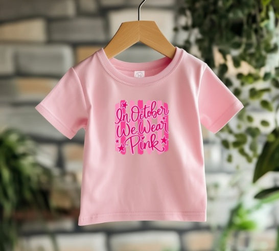 PINK OCTOBER (Kiddos) | We Wear Pink Stripes
