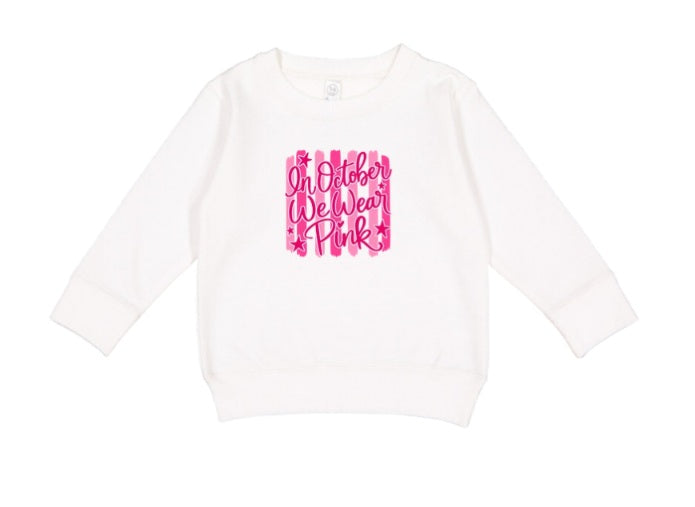 PINK OCTOBER (Kiddos) | We Wear Pink Stripes