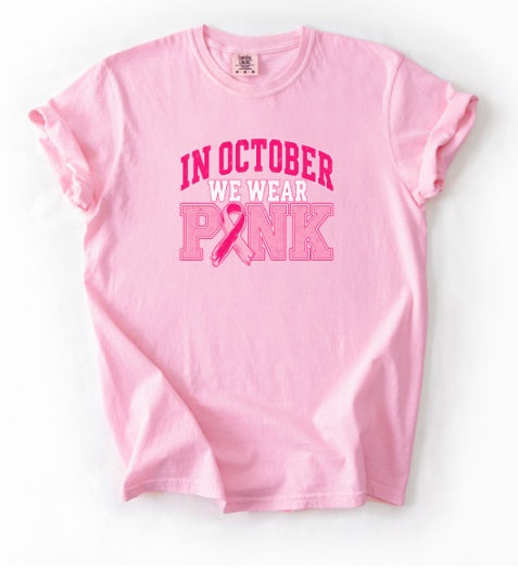 PINK OCTOBER (Adults) | We Wear Pink Ribbon