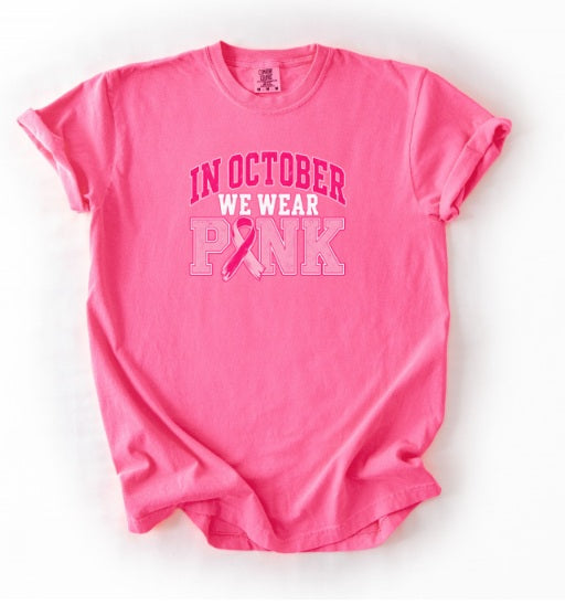 PINK OCTOBER (Adults) | We Wear Pink Ribbon